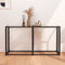 vidaXL - Wandtafel - 140x35x75,5 - cm - gehard - glas - transparant