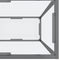 vidaXL - Wandtafel - 140x35x75,5 - cm - gehard - glas - transparant