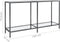 vidaXL - Wandtafel - 140x35x75,5 - cm - gehard - glas - transparant