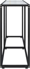 vidaXL - Wandtafel - 140x35x75,5 - cm - gehard - glas - transparant