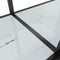 vidaXL - Wandtafel - 140x35x75,5 - cm - gehard - glas - wit