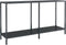 vidaXL - Wandtafel - 140x35x75,5 - cm - gehard - glas - zwart