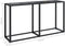vidaXL - Wandtafel - 140x35x75,5 - cm - gehard - glas - zwart