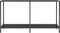 vidaXL - Wandtafel - 140x35x75,5 - cm - gehard - glas - zwart