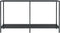 vidaXL - Wandtafel - 140x35x75,5 - cm - gehard - glas - zwart