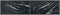 vidaXL - Wandtafel - 140x35x75,5 - cm - gehard - glas - zwart