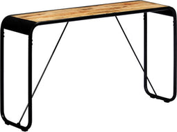vidaXL - Wandtafel - 140x35x76 - cm - massief - ruw - mangohout