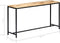 vidaXL - Wandtafel - 140x35x76 - cm - massief - ruw - mangohout