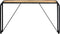 vidaXL - Wandtafel - 140x35x76 - cm - massief - ruw - mangohout