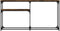 vidaXL - Wandtafel - 145x22,5x75 - cm - bewerkt - hout - gerookt - eikenkleurig