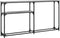 vidaXL - Wandtafel - 145x22,5x75 - cm - bewerkt - hout - grijs - sonoma - eikenkleurig