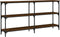 vidaXL - Wandtafel - 150x29x75 - cm - bewerkt - hout - bruin - eikenkleur