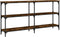 vidaXL - Wandtafel - 150x29x75 - cm - bewerkt - hout - gerookt - eikenkleurig
