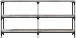 vidaXL - Wandtafel - 150x29x75 - cm - bewerkt - hout - grijs - sonoma - eikenkleurig