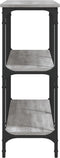 vidaXL - Wandtafel - 150x29x75 - cm - bewerkt - hout - grijs - sonoma - eikenkleurig