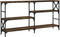 vidaXL - Wandtafel - 150x29x76,5 - cm - bewerkt - hout - gerookt - eikenkleurig