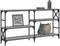 vidaXL - Wandtafel - 150x29x76,5 - cm - bewerkt - hout - grijs - sonoma - eikenkleurig
