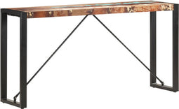 vidaXL - Wandtafel - 150x35x76 - cm - massief - gerecycled - hout