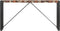 vidaXL - Wandtafel - 150x35x76 - cm - massief - gerecycled - hout
