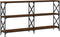 vidaXL - Wandtafel - 156x28x80,5 - cm - bewerkt - hout - bruin - eikenkleur