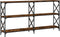 vidaXL - Wandtafel - 156x28x80,5 - cm - bewerkt - hout - gerookt - eikenkleurig