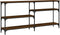 vidaXL - Wandtafel - 160x29x75 - cm - bewerkt - hout - bruin - eikenkleur