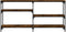 vidaXL - Wandtafel - 160x29x75 - cm - bewerkt - hout - gerookt - eikenkleurig