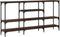 vidaXL - Wandtafel - 160x29x80 - cm - bewerkt - hout - bruin - eikenkleur