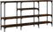 vidaXL - Wandtafel - 160x29x80 - cm - bewerkt - hout - gerookt - eikenkleurig