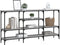 vidaXL - Wandtafel - 160x29x80 - cm - bewerkt - hout - grijs - sonoma - eikenkleurig