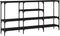 vidaXL - Wandtafel - 160x29x80 - cm - bewerkt - hout - zwart