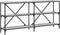 vidaXL - Wandtafel - 160x30x75 - cm - bewerkt - hout - en - ijzer - grijs - sonoma - eiken