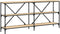 vidaXL - Wandtafel - 160x30x75 - cm - bewerkt - hout - en - ijzer - sonoma - eikenkleur