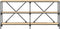 vidaXL - Wandtafel - 160x30x75 - cm - bewerkt - hout - en - ijzer - sonoma - eikenkleur
