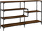 vidaXL - Wandtafel - 160x32x95 - cm - bewerkt - hout - bruin - eikenkleur