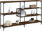 vidaXL - Wandtafel - 160x32x95 - cm - bewerkt - hout - bruin - eikenkleur