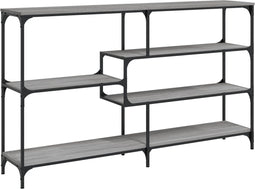 vidaXL - Wandtafel - 160x32x95 - cm - bewerkt - hout - grijs - sonoma - eikenkleurig