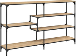 vidaXL - Wandtafel - 160x32x95 - cm - bewerkt - hout - sonoma - eikenkleurig