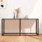 vidaXL - Wandtafel - 160x35x75,5 - cm - gehard - glas - witmarmerkleurig