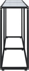 vidaXL - Wandtafel - 160x35x75,5 - cm - gehard - glas - witmarmerkleurig