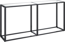 vidaXL - Wandtafel - 160x35x75,5 - cm - gehard - glas - transparant
