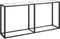 vidaXL - Wandtafel - 160x35x75,5 - cm - gehard - glas - transparant