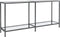 vidaXL - Wandtafel - 160x35x75,5 - cm - gehard - glas - transparant