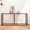 vidaXL - Wandtafel - 160x35x75,5 - cm - gehard - glas - transparant