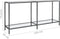 vidaXL - Wandtafel - 160x35x75,5 - cm - gehard - glas - transparant
