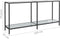 vidaXL - Wandtafel - 160x35x75,5 - cm - gehard - glas - wit