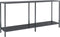 vidaXL - Wandtafel - 160x35x75,5 - cm - gehard - glas - zwart