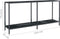 vidaXL - Wandtafel - 160x35x75,5 - cm - gehard - glas - zwart