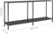 vidaXL - Wandtafel - 160x35x75,5 - cm - gehard - glas - zwart