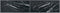 vidaXL - Wandtafel - 160x35x75,5 - cm - gehard - glas - zwart